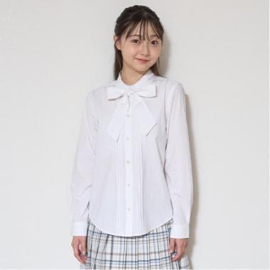 【畢業服】【典禮】【易打理】蝴蝶結領襯衫