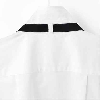 【畢業服】【典禮】【易打理】蝴蝶結領襯衫