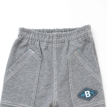 牛仔風針織斜紋長褲