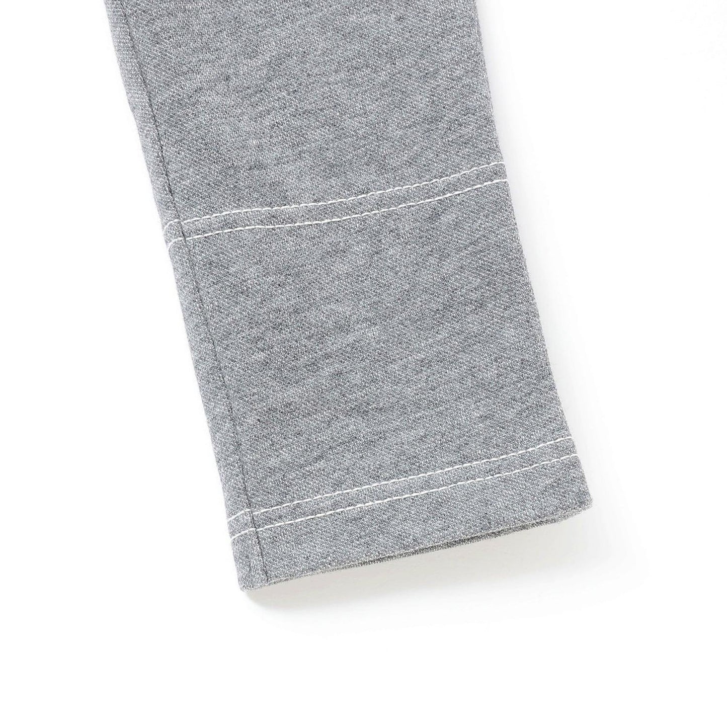 牛仔風針織斜紋長褲