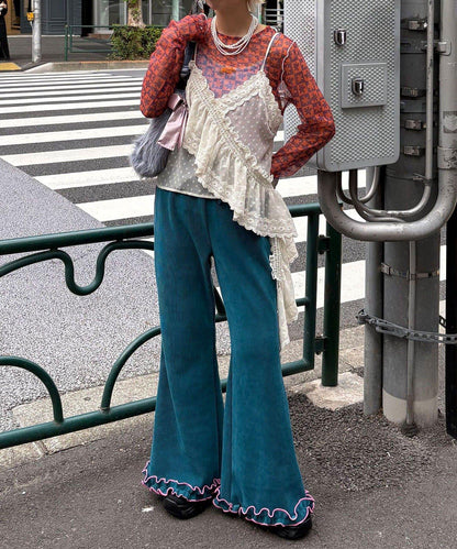 【HELLO.SANFRANCISCO/哈羅舊金山】方塊花藝上衣
