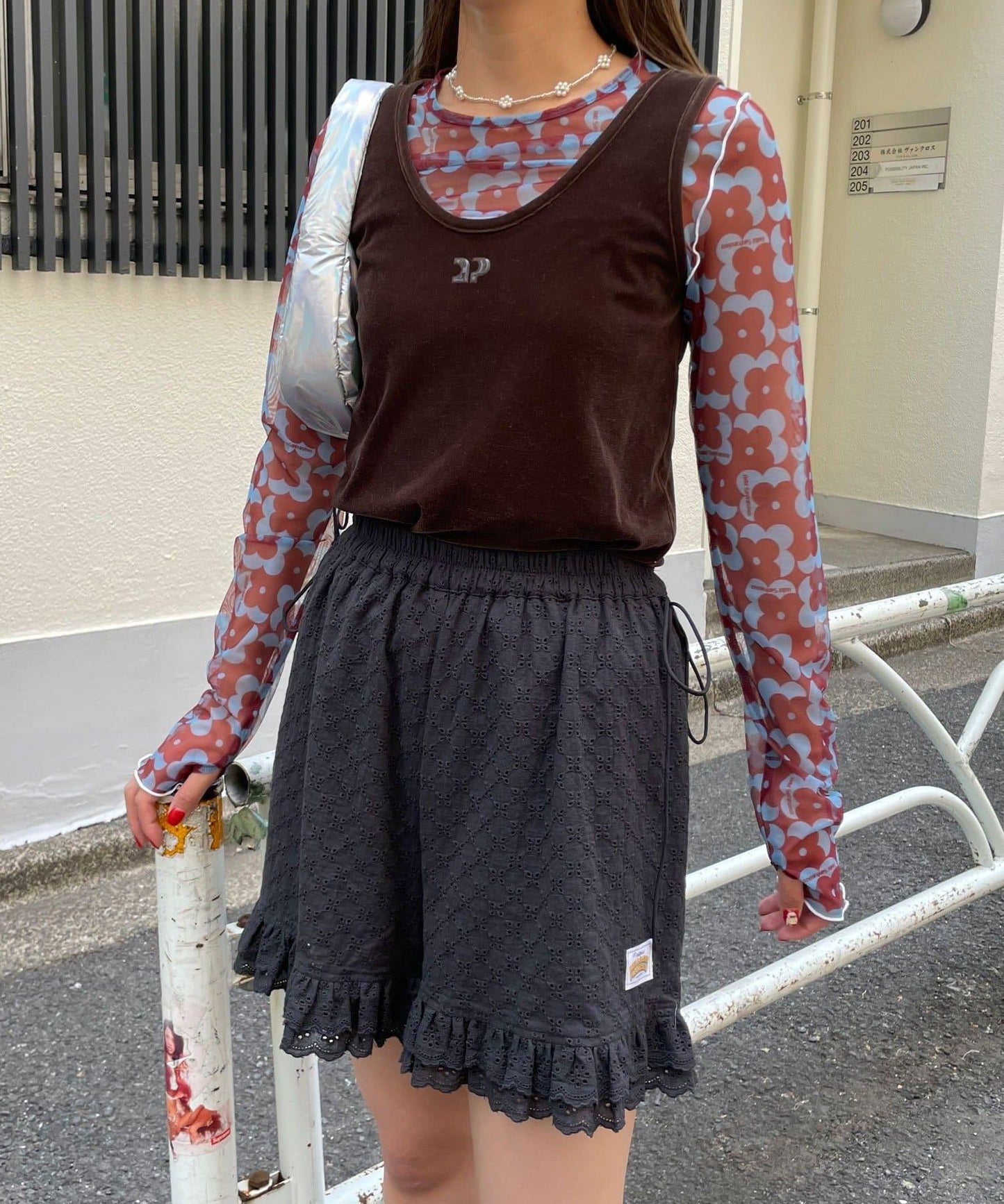 【HELLO.SANFRANCISCO/你好，舊金山】蕾絲荷葉邊短褲