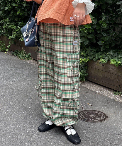 【HELLO.SANFRANCISCO/你好，舊金山】格子卡戎褲