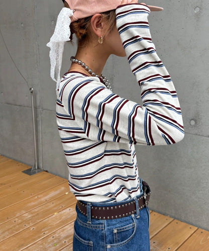 H.S剪裁露肩多功能T恤