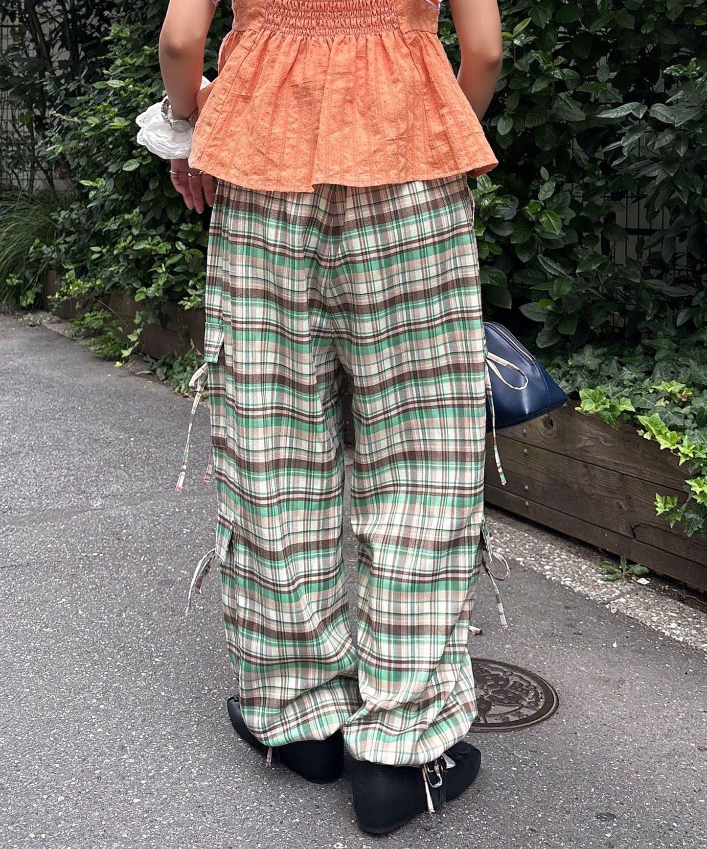 【HELLO.SANFRANCISCO/你好，舊金山】格子卡戎褲