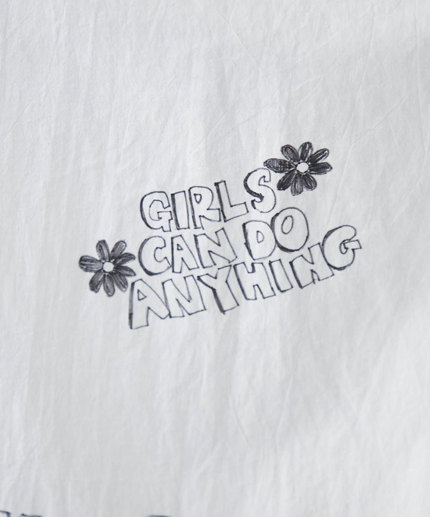 H.S塗鴉風印花蕾絲背心連衣裙