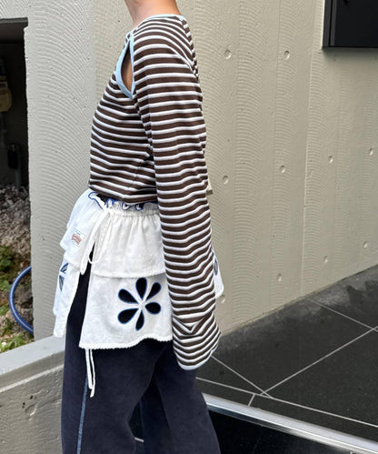 H.S剪裁露肩多功能T恤