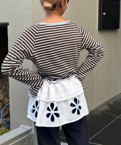 H.S剪裁露肩多功能T恤