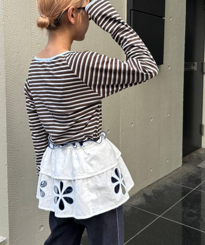 H.S剪裁露肩多功能T恤