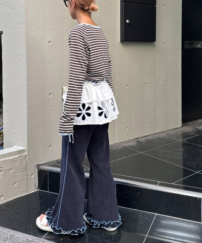 H.S剪裁露肩多功能T恤