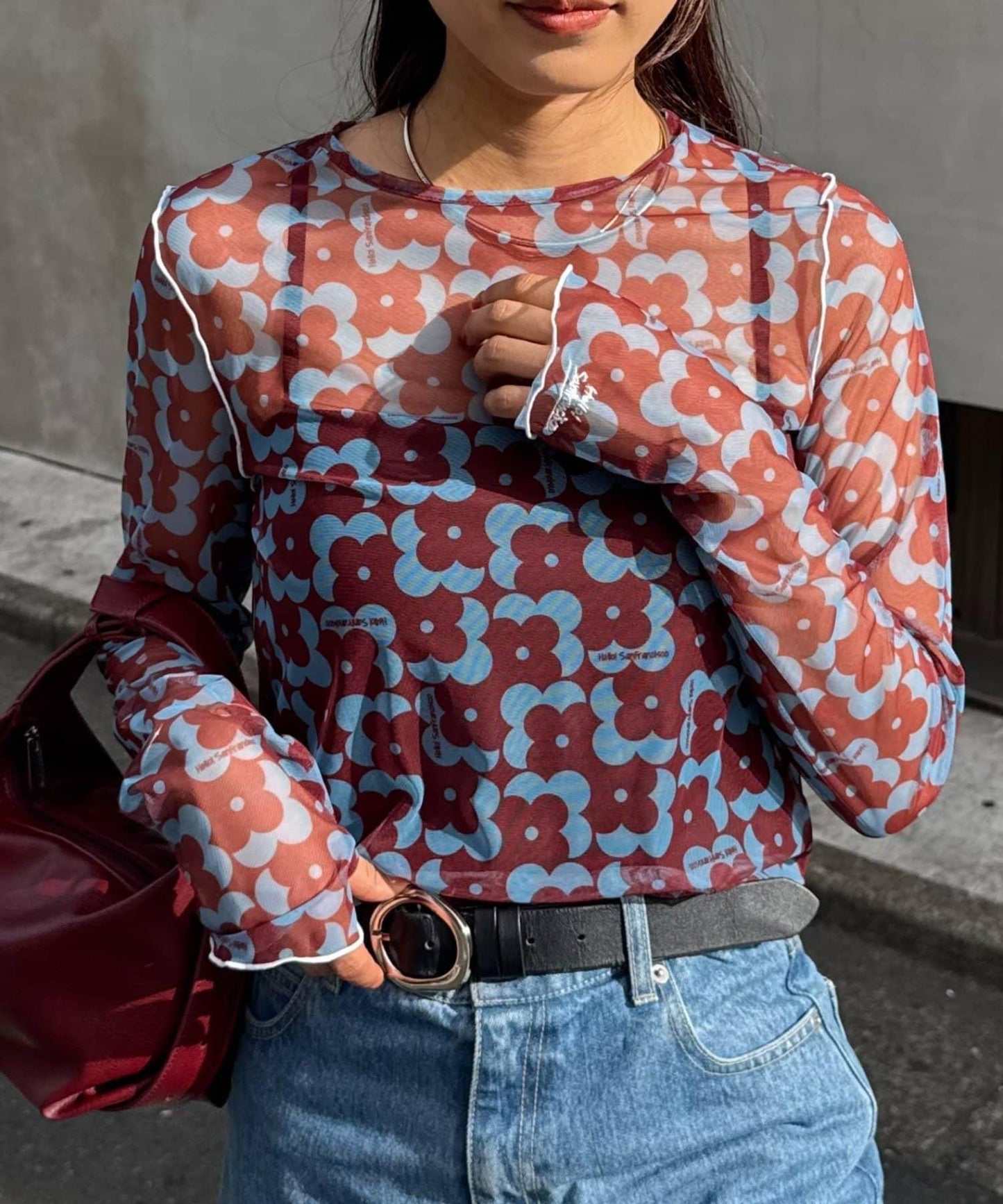 H.S組合花紋上衣