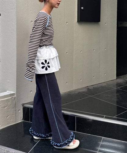 H.S剪裁露肩多功能T恤