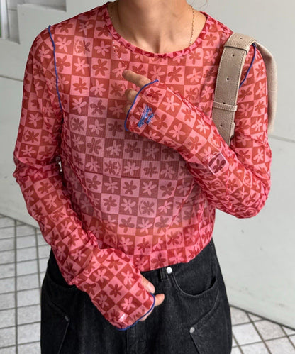 H.S組合花紋上衣