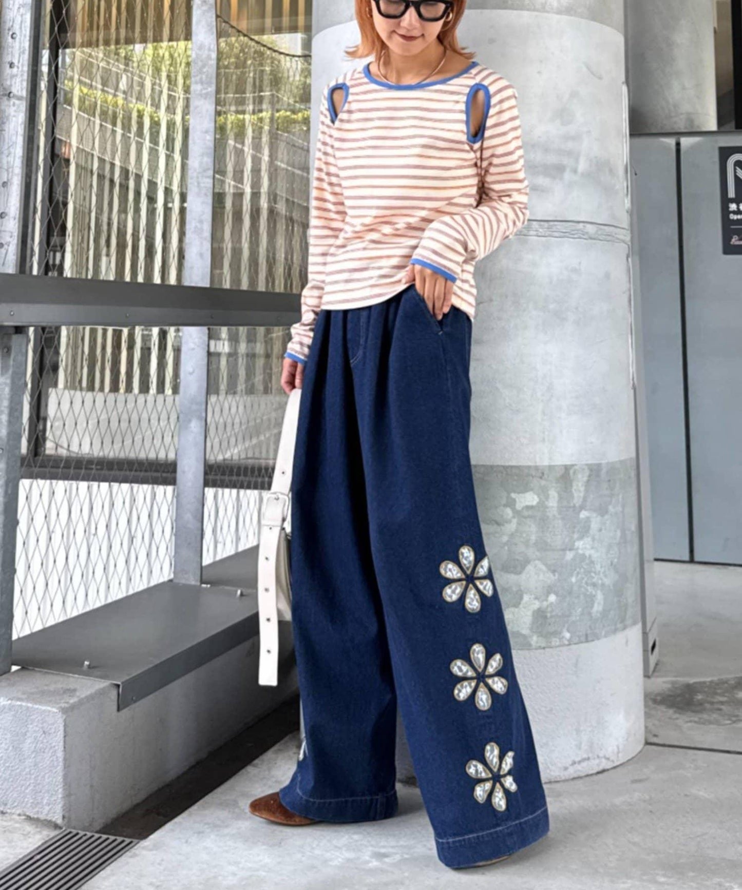 H.S剪裁露肩多功能T恤