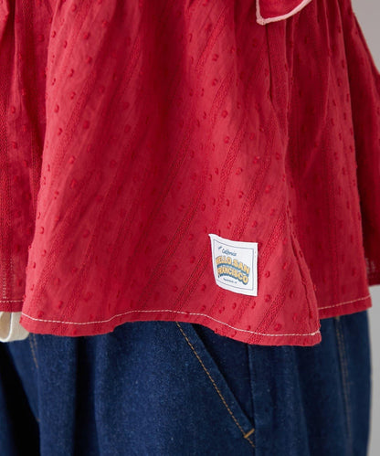 H.S豆點荷葉邊吊帶背心