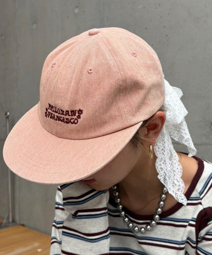 H.S蕾絲絲帶刺繡標誌顏色帽