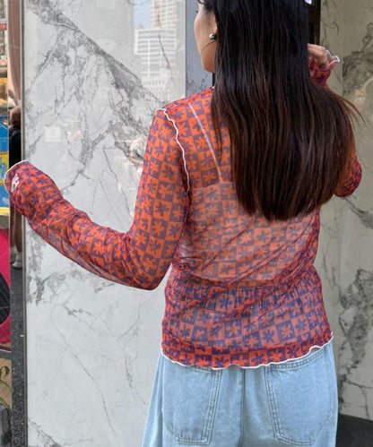 H.S組合花紋上衣