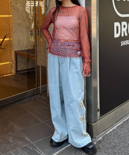 H.S組合花紋上衣