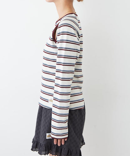 H.S剪裁露肩多功能T恤