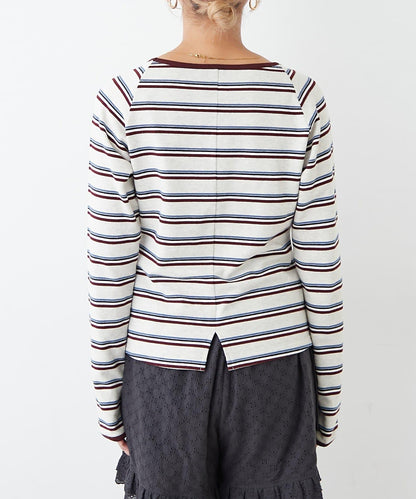 H.S剪裁露肩多功能T恤