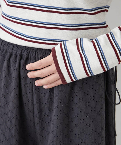 H.S剪裁露肩多功能T恤