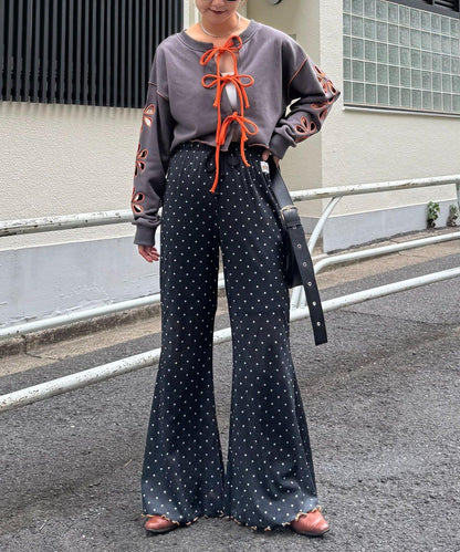 H.S2WAY花朵剪裁衛衣開衫