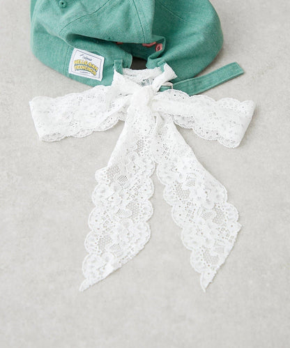 H.S蕾絲絲帶刺繡標誌顏色帽