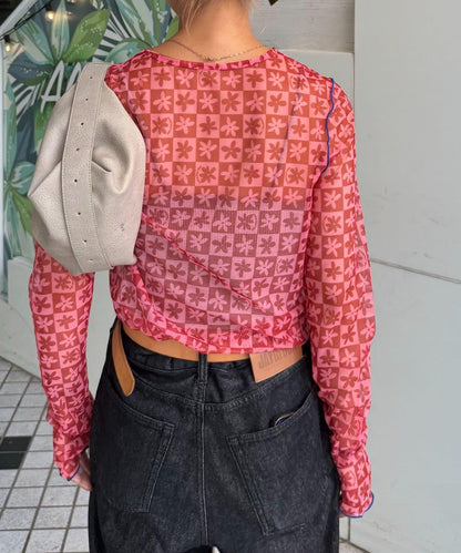 H.S組合花紋上衣