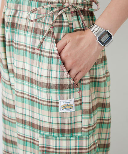 H.S格子印花貨物褲