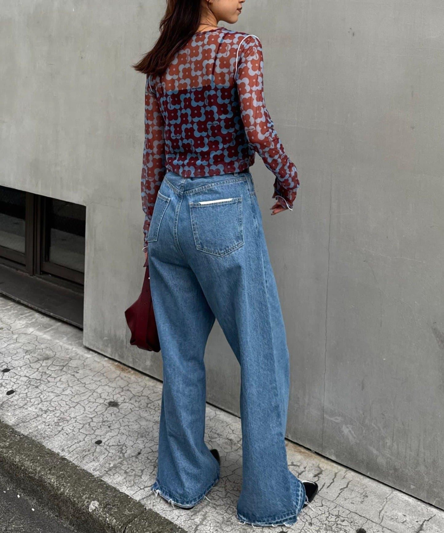 H.S組合花紋上衣