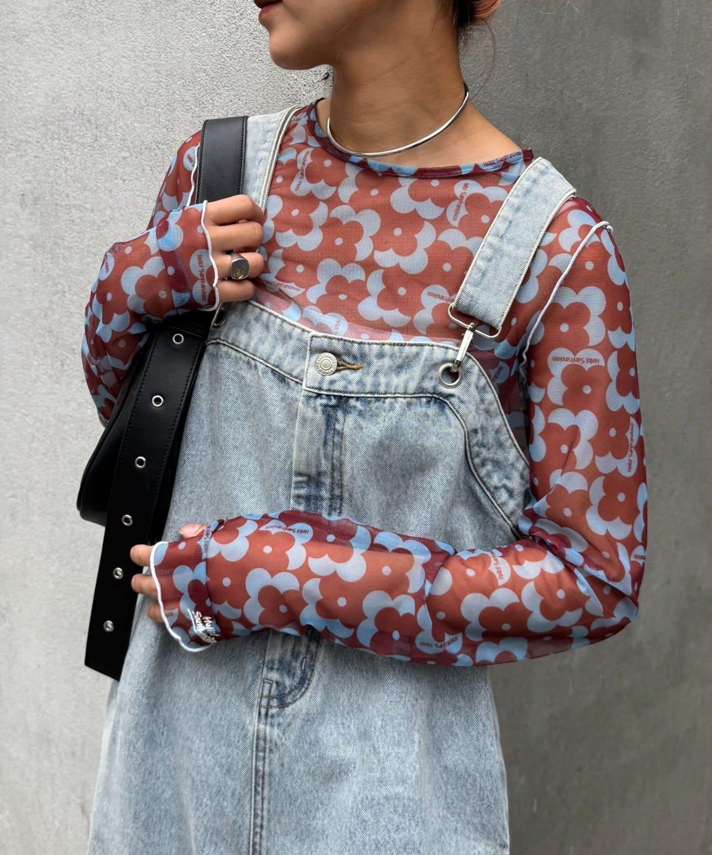 H.S組合花紋上衣