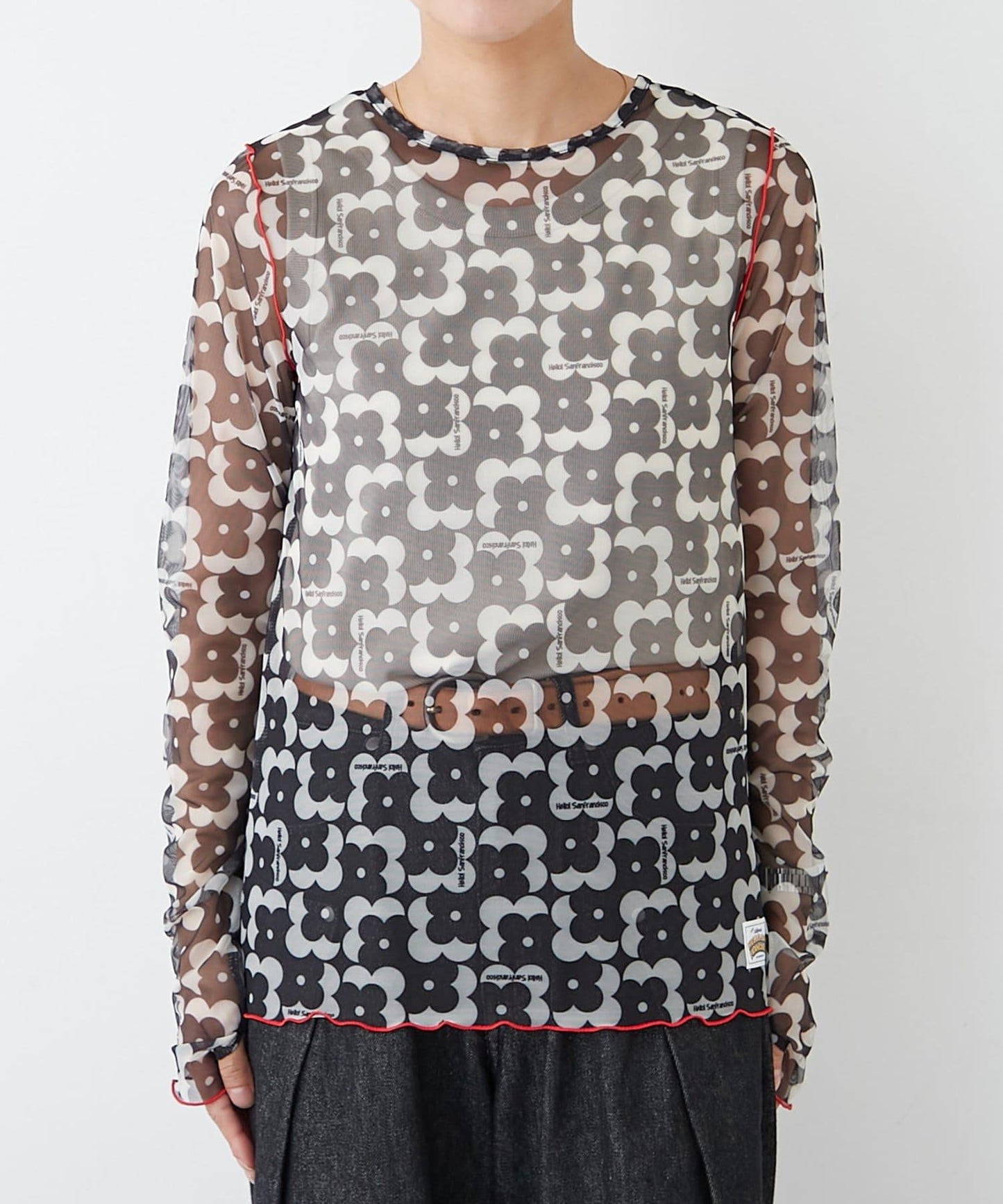 H.S組合花紋上衣