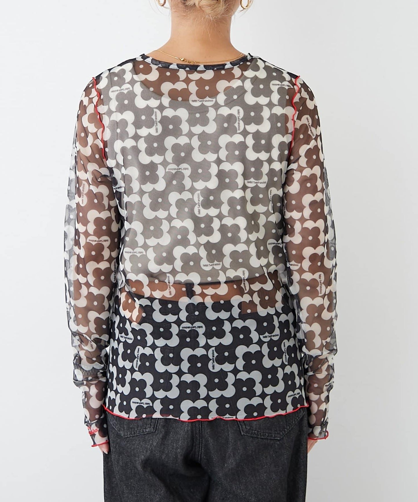 H.S組合花紋上衣