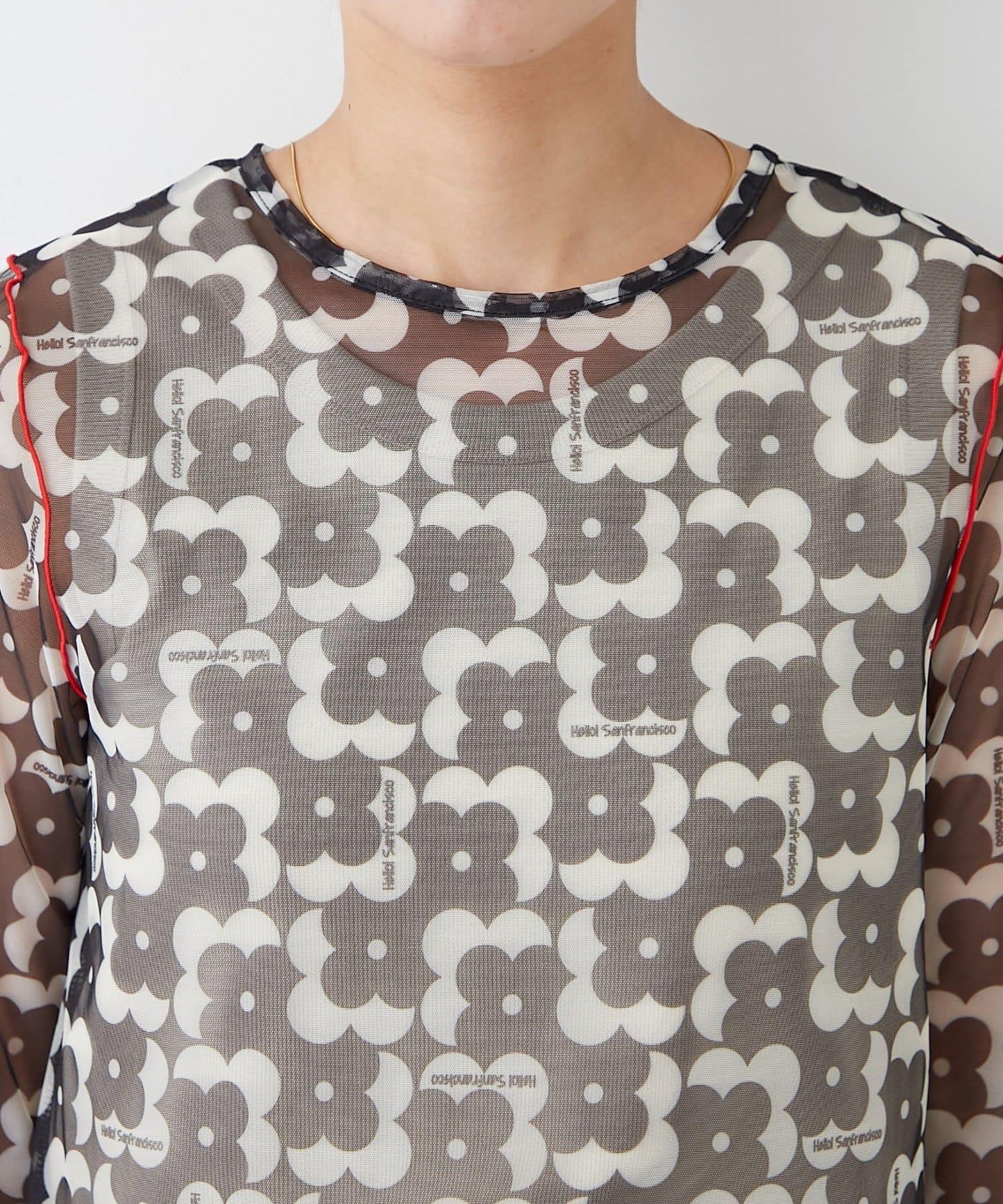 H.S組合花紋上衣