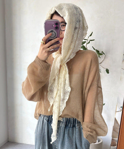 蕾絲圍巾