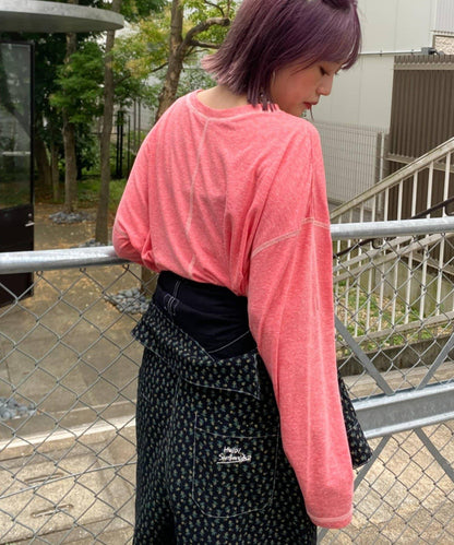 H.S透明紗質圓領T恤