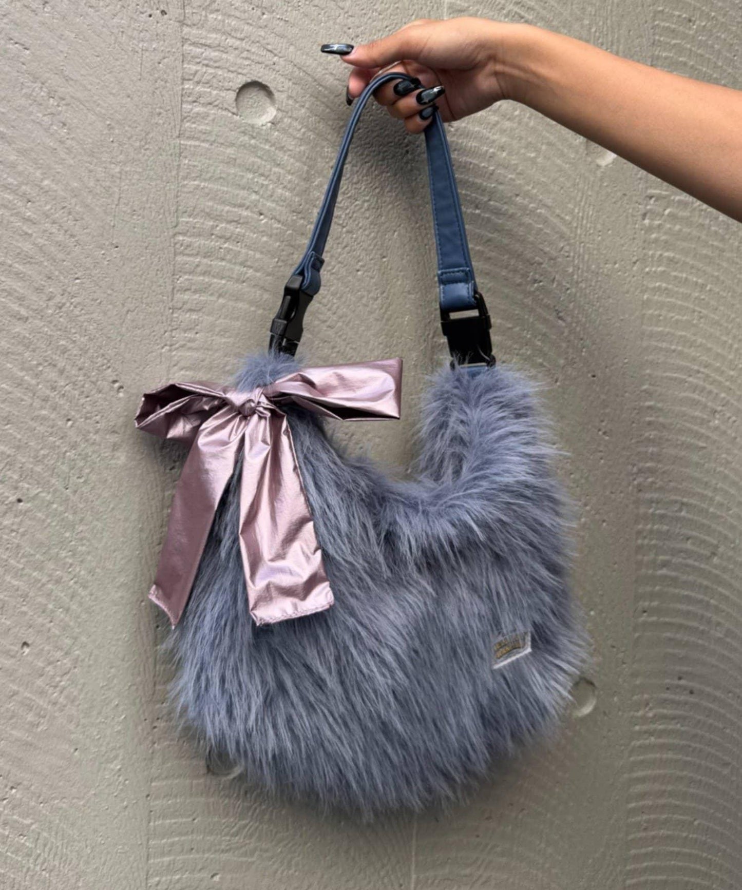 H.S絲帶掛飾多功能手提袋