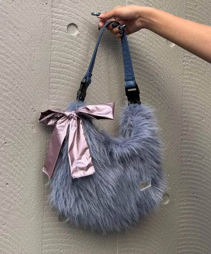 H.S絲帶掛飾多功能手提袋