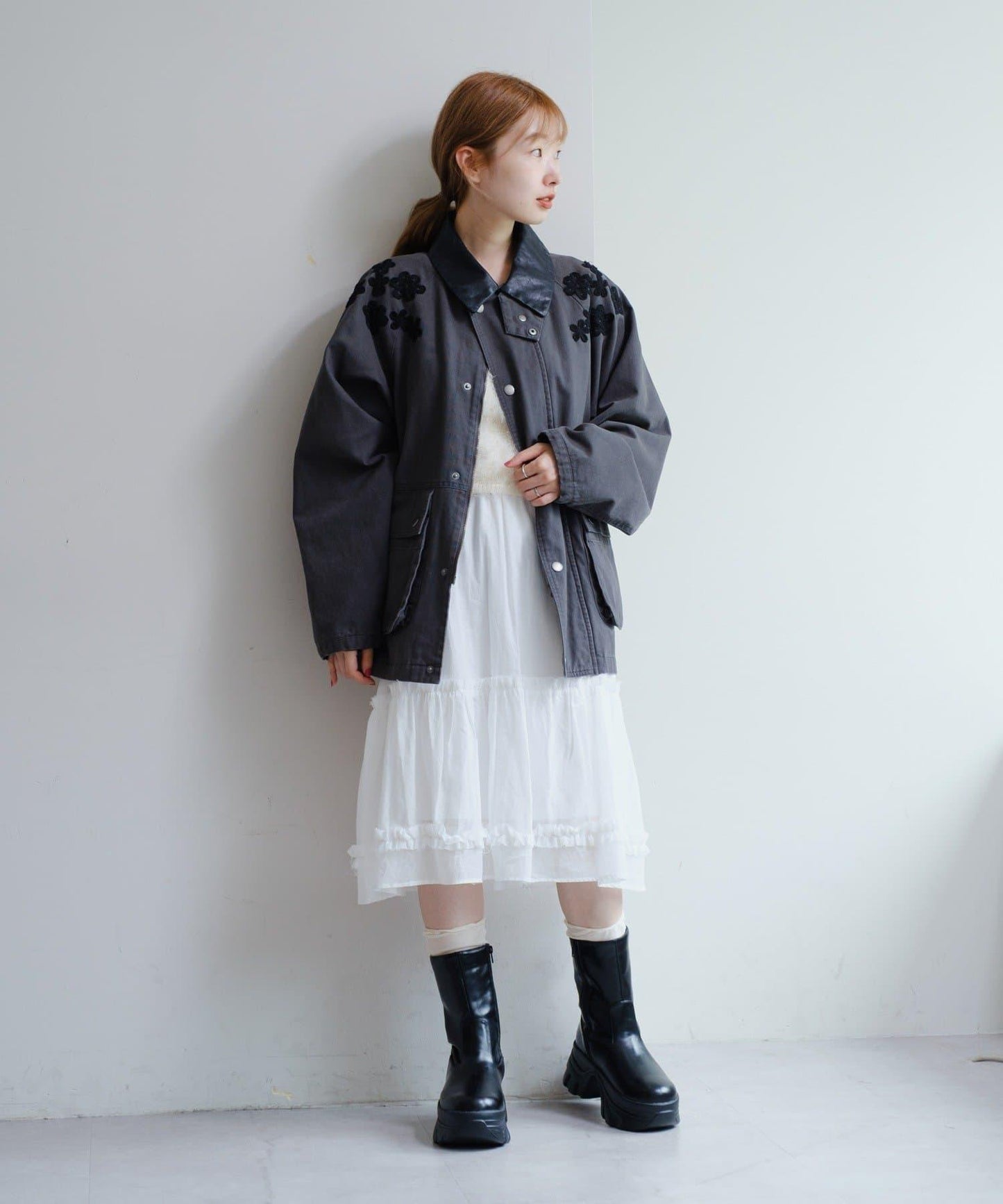 【/2025AW】帶圖案的狩獵夾克