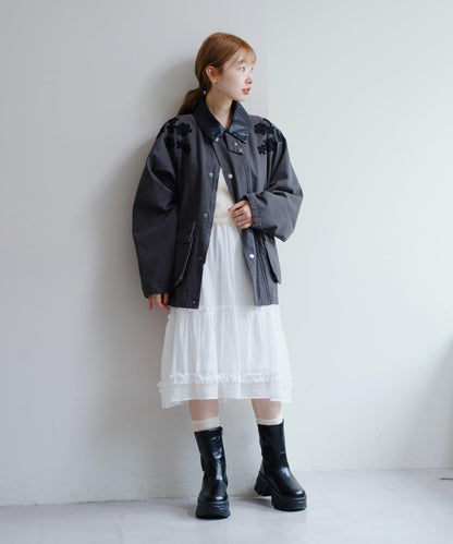 【/2025AW】帶圖案的狩獵夾克