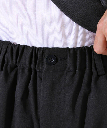 【GEVACO】直筒休閒褲 彈力斜紋布 帶下襬束帶