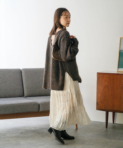 【/前後2WAY/2025AW】混紡V領針織套頭衫