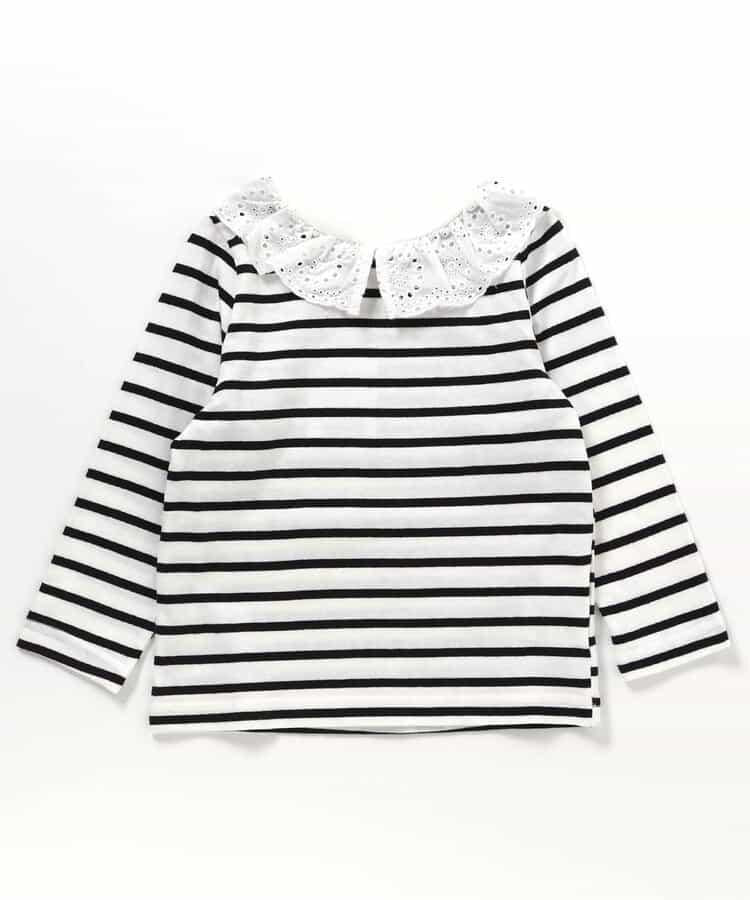 領口蕾絲T恤/7天風格