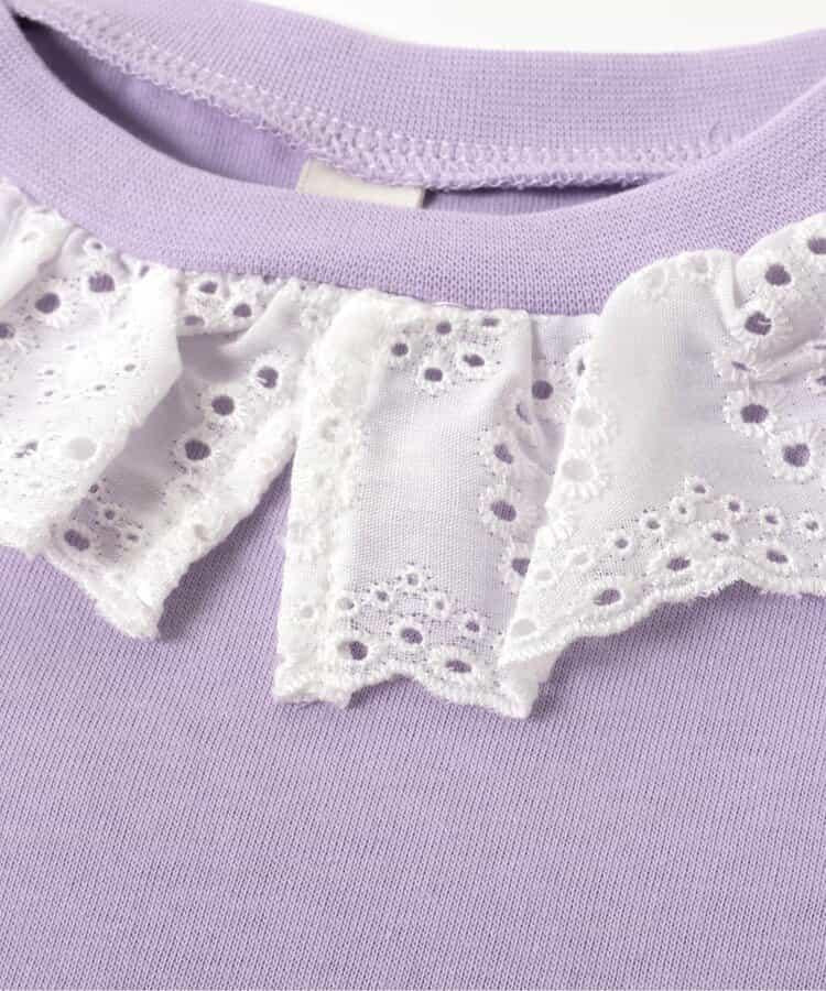 領口蕾絲T恤/7天風格