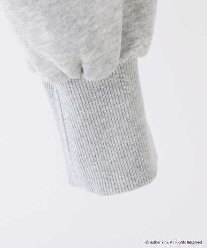 【Esther Bunny 合作】刺繡短款帽衫