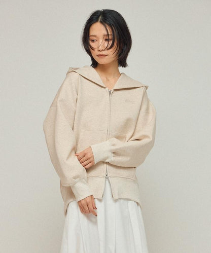 紙箱 ZIP連帽衫 / 獨特刺繡 長袖連帽衫