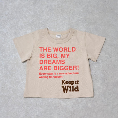 【純棉100%】夢想宣言標語短袖T恤