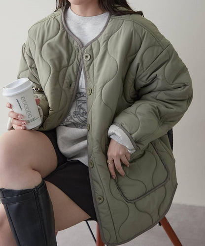 【人氣設計】配色拼接棉服