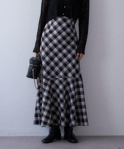 ／【減肥5公斤視覺效果】後拉鍊美人魚裙