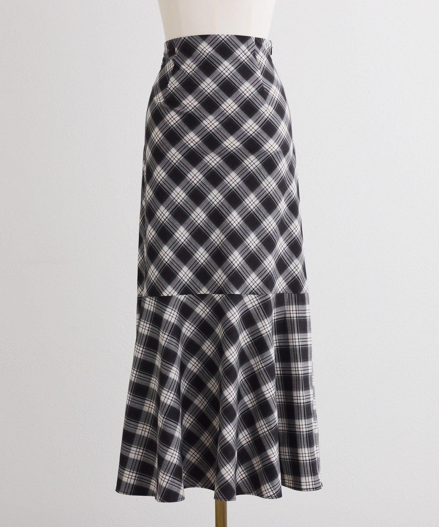 ／【減肥5公斤視覺效果】後拉鍊美人魚裙